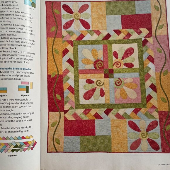 Quilters World Crafting Magazine April 2011 Vol 33 No 2 Paper Piece Posies u - Picture 10 of 12